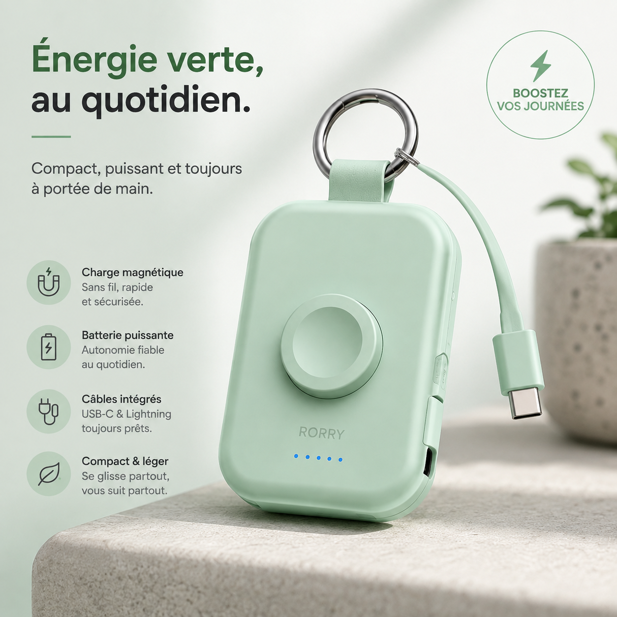 Batterie Portable BattClip